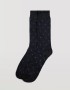 Ysabel Mora Y22890 Μάλλινη Ανδρική Κάλτσα 1 ζευγάρι από ανκορά σε πουά σχέδιο, ΜΠΛΕ ΣΚΟΥΡΟ